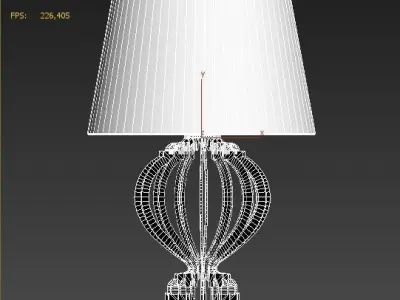 Quillen Table Lamp 3D model