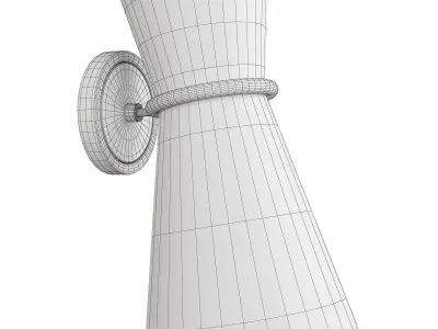 Clarkson Small Single Pivoting Sconce Light Low-poly 3D model