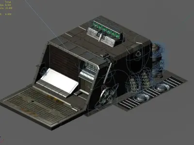 Spaceship - Gennacu 3D model
