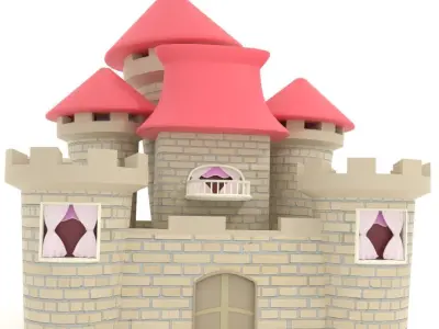 Exquisite 3D Castle Model 3D model