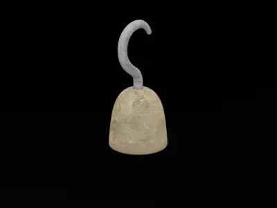 Classic Pirate Hook Low-poly 3D model