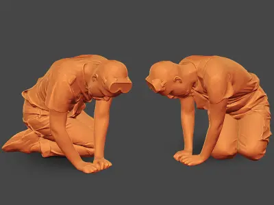 Stylized Construction Worker 3D model