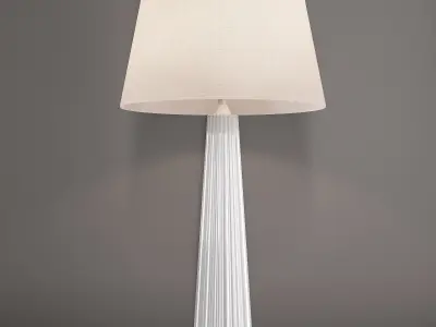 Fluted Spire Large Table Lamp 3D model