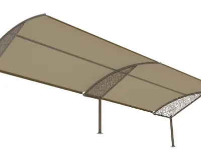 Parking Sunshade 3D model