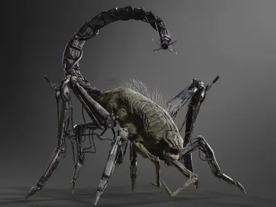 Griever Low-poly 3D model