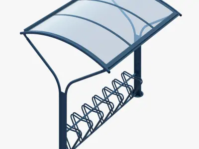 Bicycle Stands Ciclo Park 3D model