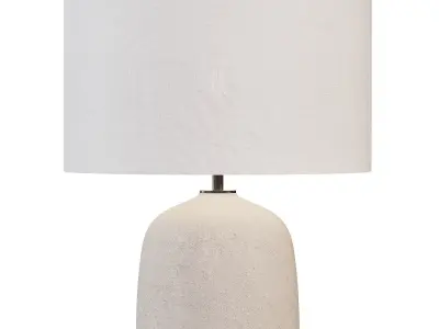 Lamp With Ceramic Base 3D model