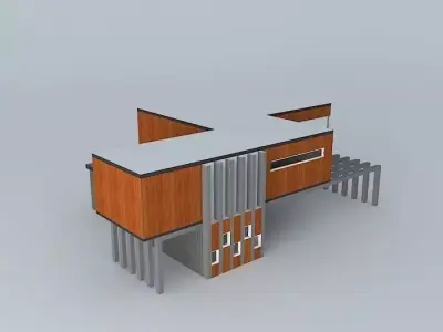 Zarok house exterior Free 3D model