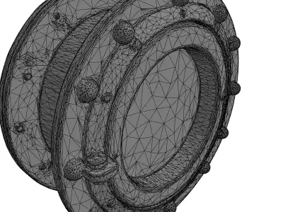 Realistic Brass Ship Porthole Low-poly 3D model