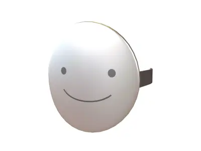 Smile Mask v1 005 Low-poly 3D model