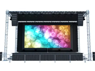 Concert Stage 3D model buy