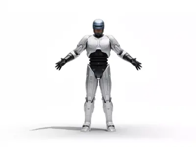 RoboCop Low-poly 3D model