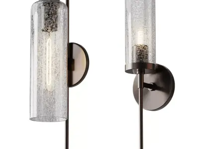 Pencil Arm Sconce and Beverly Hills Sconce 3D model