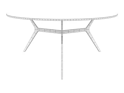 Trimundo Coffee Table 3D model