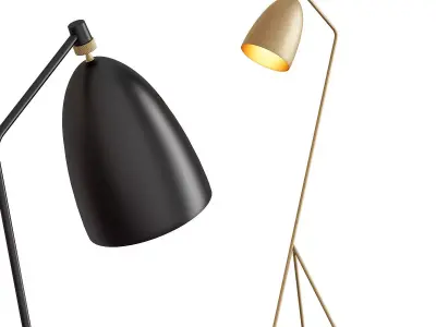 Grasshopper Lamp by Gubi 3D model