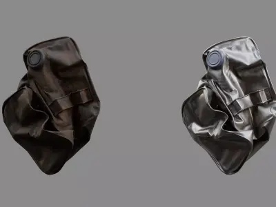 Crushed Paint Can Rectangular 07 3D model