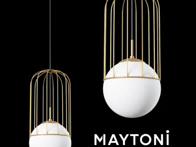 Pendant Lamp Telford P363PL-01G Maytoni Modern Free 3D model