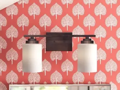 Hester 2-Light Dimmable Vanity Light Free 3D model