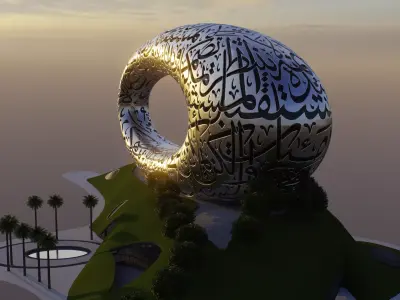 Museum of the Future Dubai Ultra PhotoRealistic 3D Model 3D model