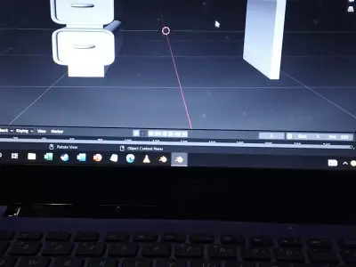 Modern table 3D model shop