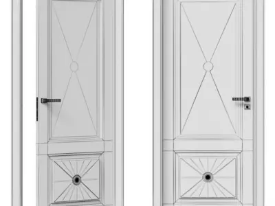 TOSCANA LITERA Interior door 6362 3D model