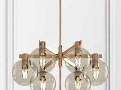Hans Agne Jakobsson ceiling lamps 3D model