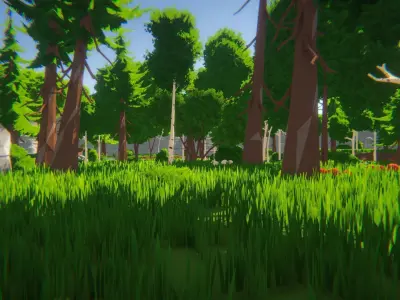 Low World - Nature Kit Low-poly 3D model