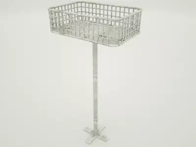 Metal dumpster 3D model
