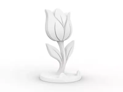 Tulip Flower 3D Printable 3D print model