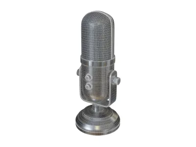 Studio Microphone 3D model