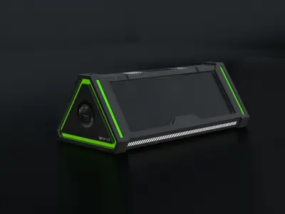Sci Fi Box v6 Low-poly 3D model