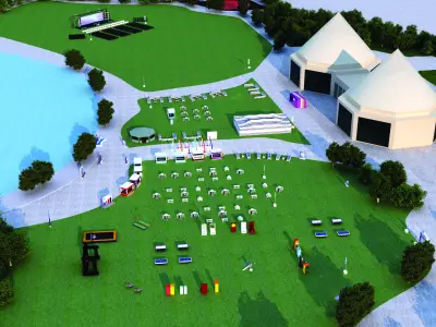 festival 3D model