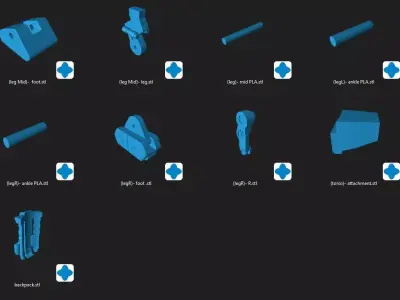 R9-TR2 Visions Astromech Droid One 12 Scale STL 3D print model