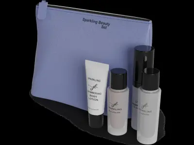 Cosmetic kits Sparkling Beauty Set 3D model