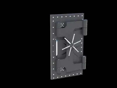 Credit Card Security Door 3D model