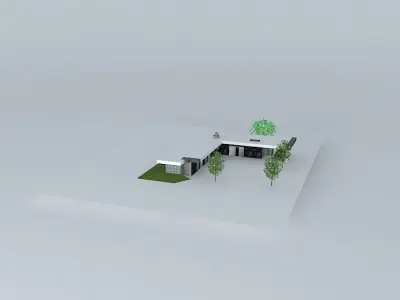 Modern House Free 3D model
