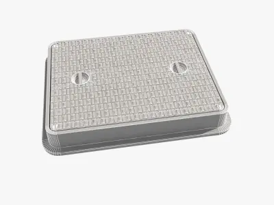 cast iron hatch 3 3D model