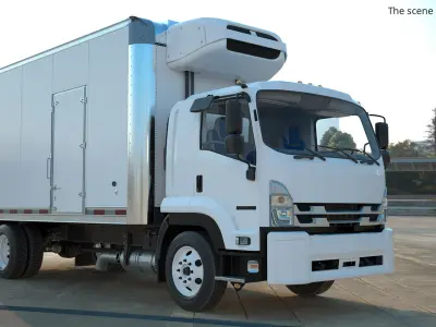  Refrigerated Vehicle Body Standalone White 