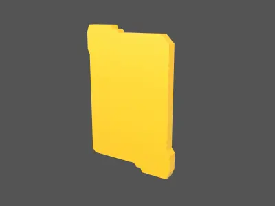 UHD High tech Graphical Interface v8 004 Low-poly 3D model