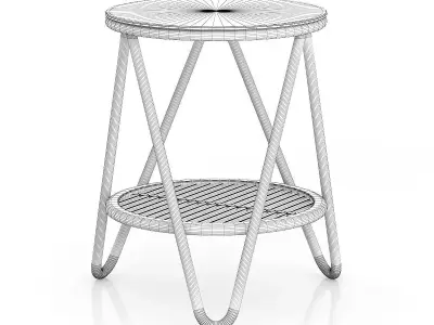 Orange Coffeetable 3D model