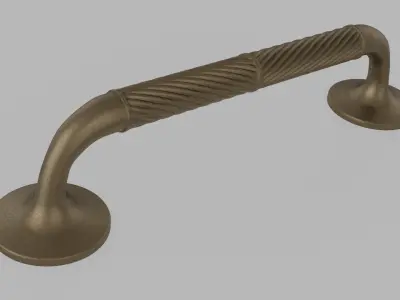 Bronze Furniture Handle 6 3D model