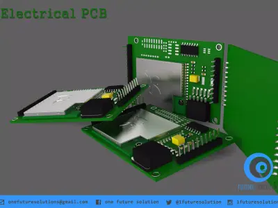 Electrical PCB Free 3D model