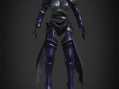 Overlord Albedo Armor for Cosplay 3D print model