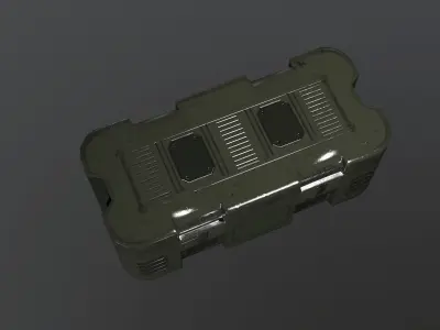 Sci-Fi Asset Low-poly 3D model 3