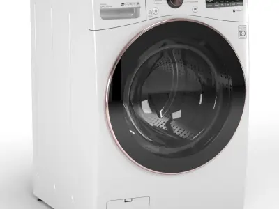 LG washing machine WM4000HWA 3D model