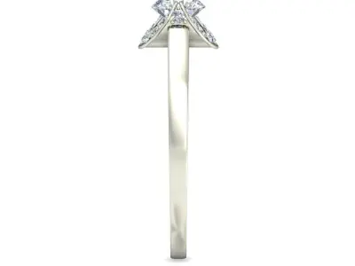 Women Wedding Engagement Ring 3D print model 26
