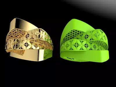 ring jewellery light weight  3D print model