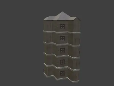 House Model 25 Low-poly 3D model