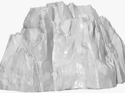 3D Mountain rock Zbrush sculpt 3D model