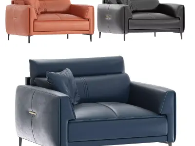  Mau sofa tiep khach cong ty GD230 3D model